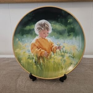 Zolan March Of Dimes Commemorative Plate by Edwin M. Knowles COA Included